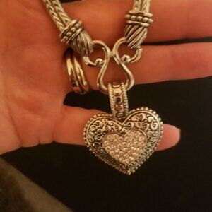 Lia Sophia heart Necklace.